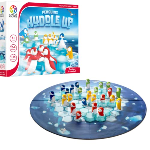 SmartGames Penguins Huddle Up Strategy Game Family Logic Challenge Adventure Ages 6 - Image 1