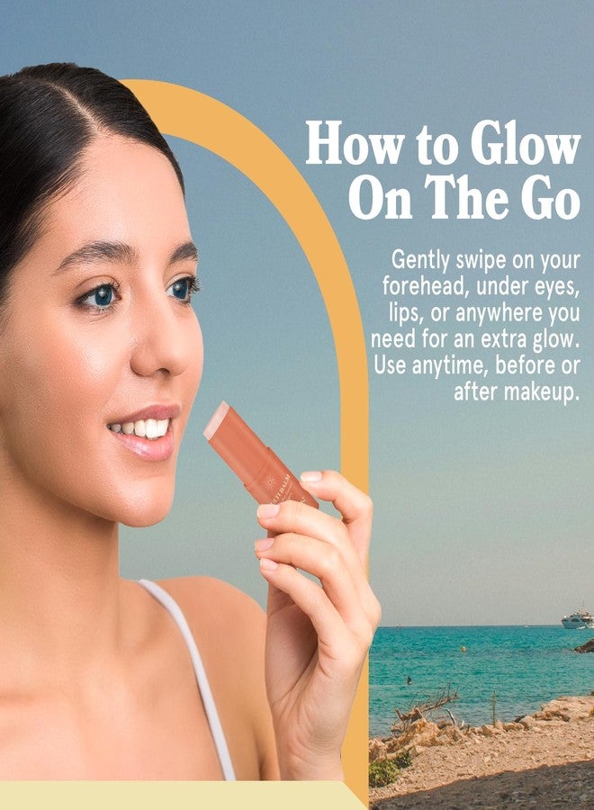 LE GUSHE All-in-One Face Balm Stick - Under Eye Brightener, Anti-Aging Under Eye Balm Stick with Salmon Roe Extract & Collagen - For Fine Lines & Wrinkles - Use on Face, Forehead, Neck - Image 2