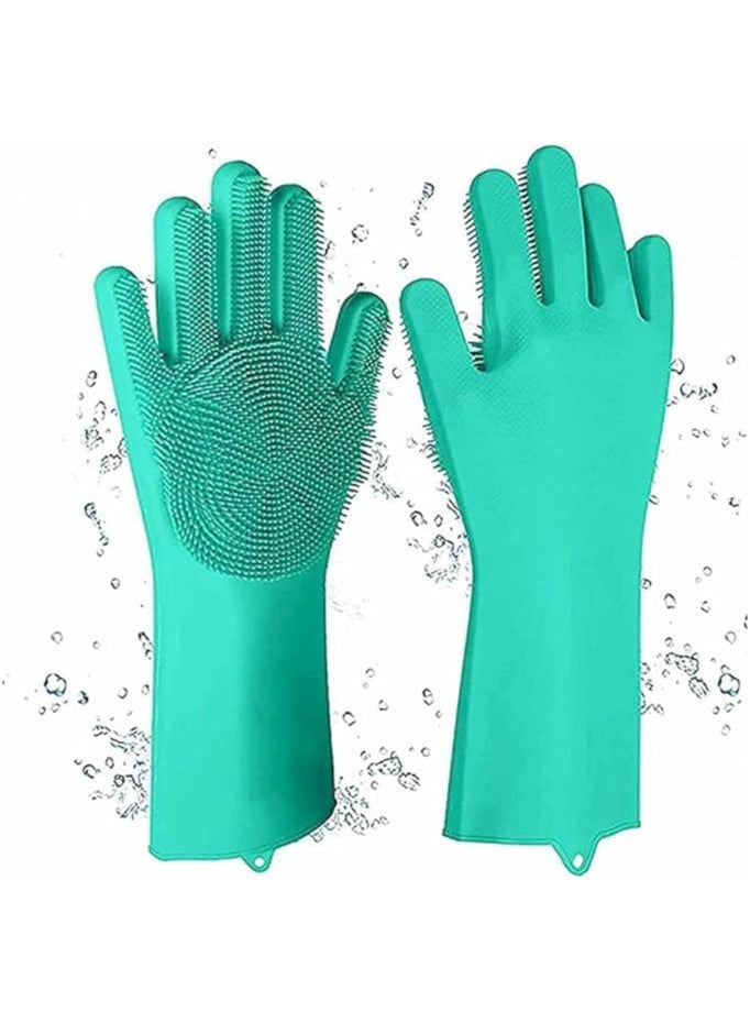 Magic Silicone Table Cleaning Glove, Multi-Colour, One Size - Image 1