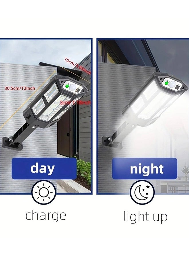 TUNKE - 1 Piece Ultra Bright 6500k Solar Outdoor Wall Light with Remote Control, Motion Sensor and 43 LEDs for Patio Lighting Waterproof Ip65 - Image 1