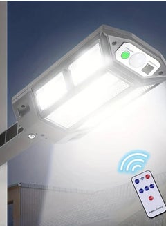 1 Piece Ultra Bright 6500k Solar Outdoor Wall Light with Remote Control, Motion Sensor and 43 LEDs for Patio Lighting Waterproof Ip65