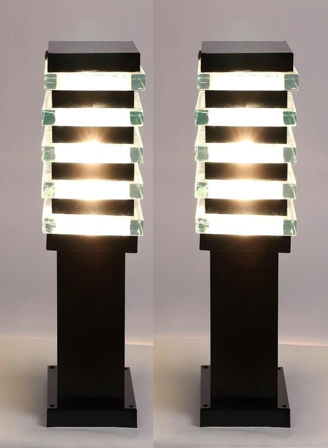 twixle GATE Light for Home Gate/Lamps for Outdoor Waterproof/Gate lamp/Gate Light/Gate Pillar Lights for Outdoor for Pillar, Garden,Stairs, Boundries, (Cube) (Bulb Not Included) (Pack of 1) - Image 4