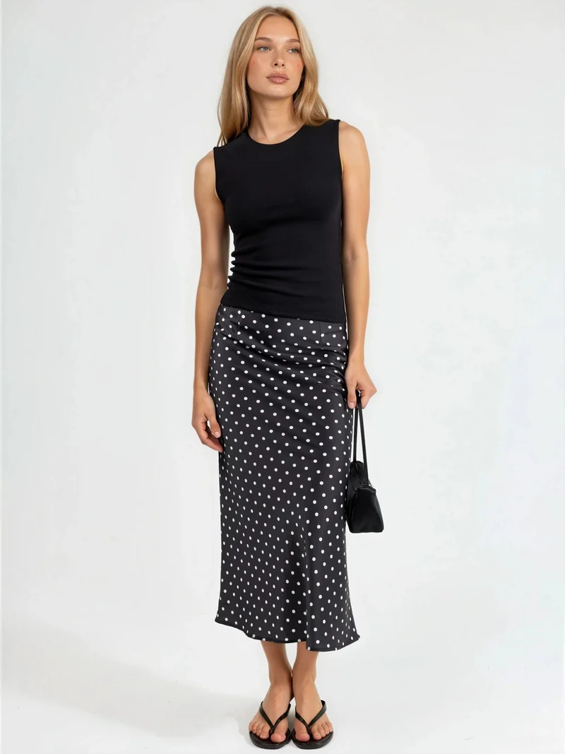 Busem BUSEM Crew Neck Sleeveless Solid Top