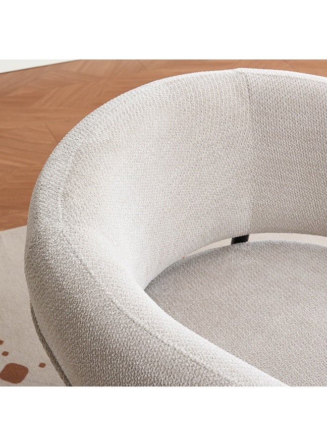 Home Box Movo Ella Fabric Accent Chair in Beige - Image 4