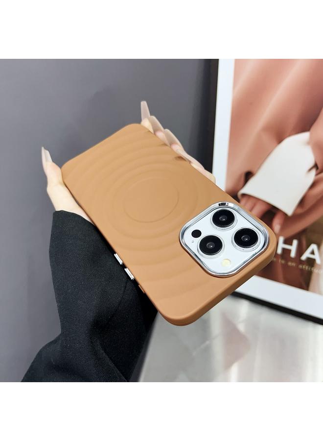 erorex Case For iPhone 16 Pro Max Wave MagSafe Silver Lens Frame TPU Phone Case - Image 1