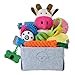 MRSOHRET 20Pcs Puppy Chew Toys for Teething Dog Chew Toys with Rope Toy Pet Dog Toothbrush Treat Balls Plush Toys and Squeaky Toys for Small Medium Dogs with Basket - Image 3
