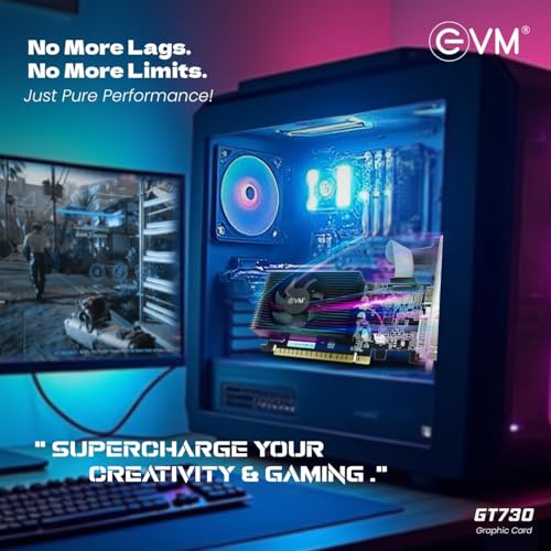 EVM GeForce GT730 Graphics Card GPU | 4GB DDR3 |PCIe 2.0 | HDMI VGA DVI | Full HD 1080p | Multi Monitor Support |Heat Sink Fan Cooling | Desktop Compatible |High Performance | 3 Yr Warranty(EVM-GT730) - Image 5