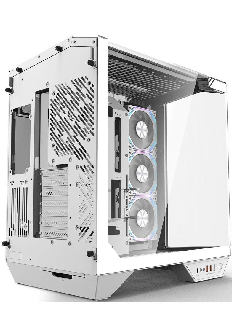 DarkFlash - ARCEE DY470 ATX Gaming PC Case 4xARGB Fans, Support BTF Back Plug-in Motherboard, Dual-Chamber, Panoramic Glass, Up to 2 x 360mm Radiators, Compatible (4 PWM ARGB Fans) - Image 1