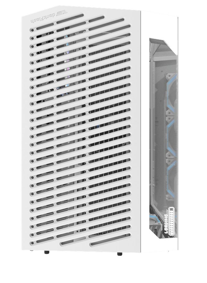 DarkFlash - ARCEE DY470 ATX Gaming PC Case 4xARGB Fans, Support BTF Back Plug-in Motherboard, Dual-Chamber, Panoramic Glass, Up to 2 x 360mm Radiators, Compatible (4 PWM ARGB Fans) - Image 1