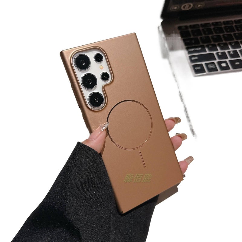 MagSafe Case | Shockproof Cover for Samsung Galaxy S24 Ultra | Drop Protection | Anti-Fingerprint | PC - Image 1