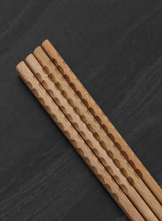 AYFDISHS 2 Pairs 16.5 inches Long Cooking Chopsticks, Reusable Chopstick Wooden Chopsticks for Noodles Frying Hot Pot ,Extra Long Kitchen Cooking Chop Sticks - Image 3