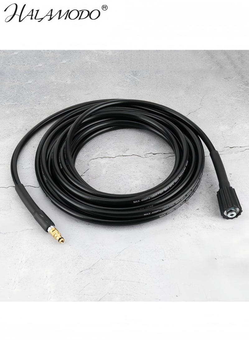 HALAMODO Black 10m High-pressure Water Cleaning Hose - Image 5