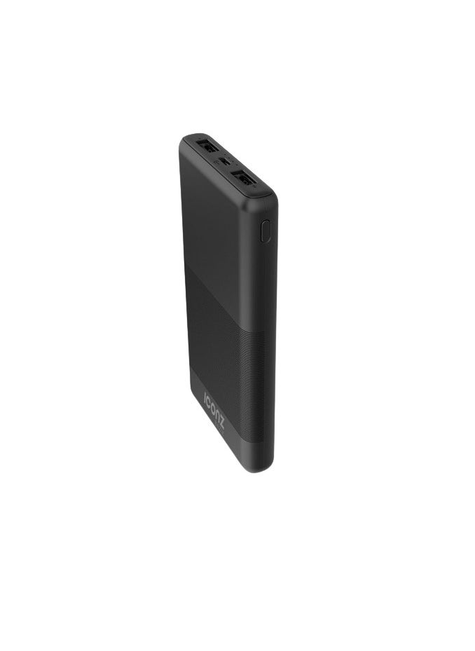 Iconz Power Bank Iconz Bazix, 10000mAh, 2 Ports, XPB04K - Black 