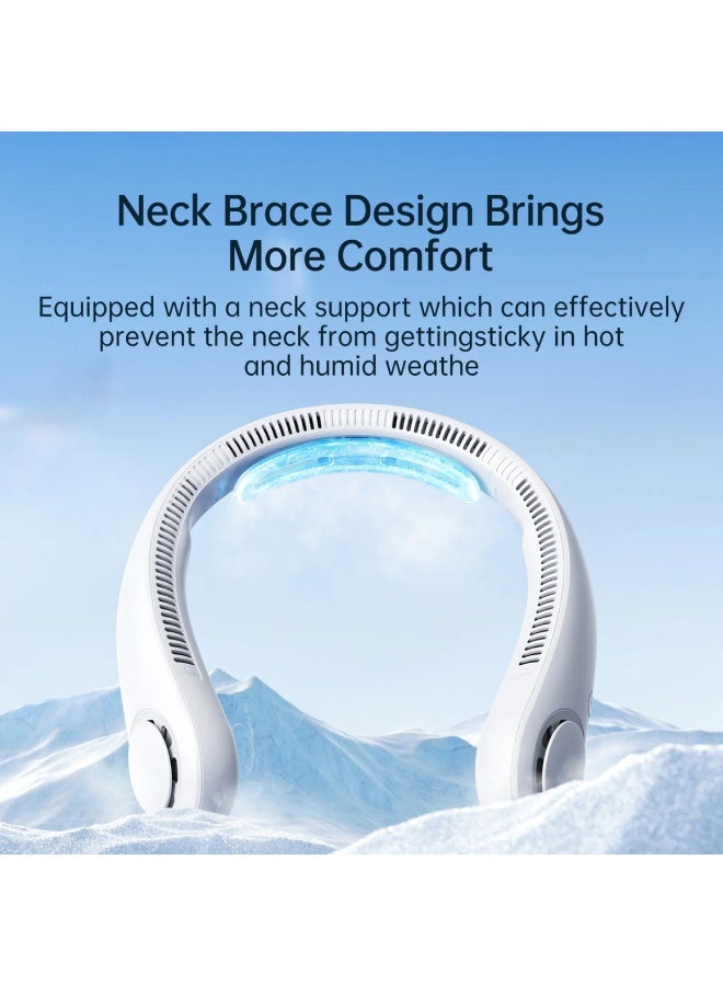 JISULIFE Neck Fan Life4 5000mAh - Grey - Image 2