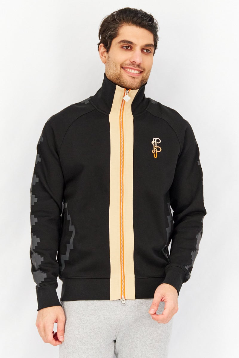 PUMA Puma x Pronounce Men Sportswear Fit Full Sleeve Printed Track Jacket, Black  - Image 1