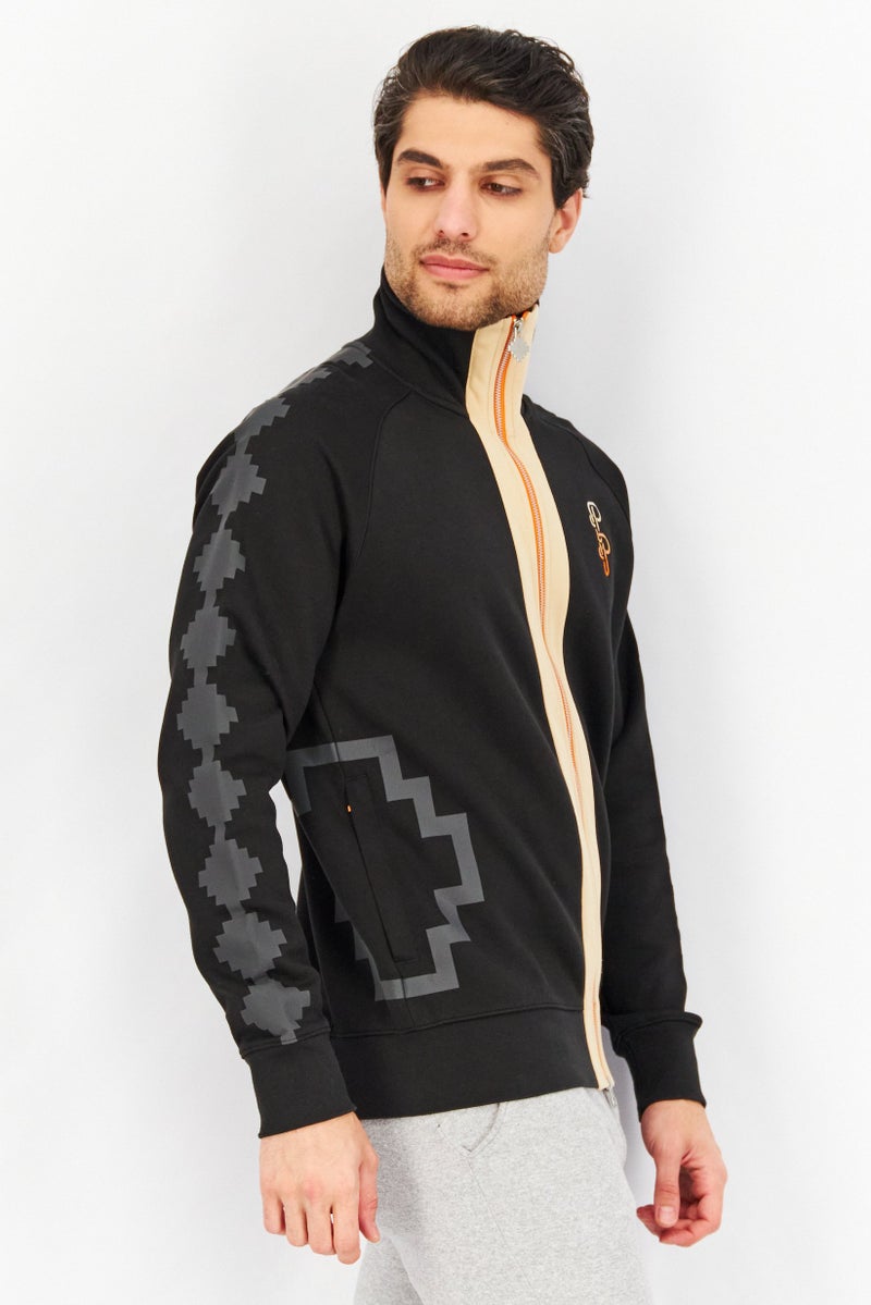 Puma x Pronounce Men Sportswear Fit Full Sleeve Printed Track Jacket, Black - Image 4