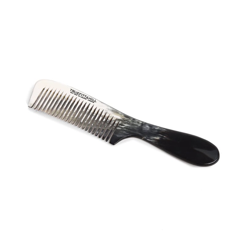 Truefitt & Hill Truefitt Hill Horn Comb with Handle 75 Signature Product of Truefitt and Hill Essential Grooming Collection For Men Suitable For All Hair Types - Image 1