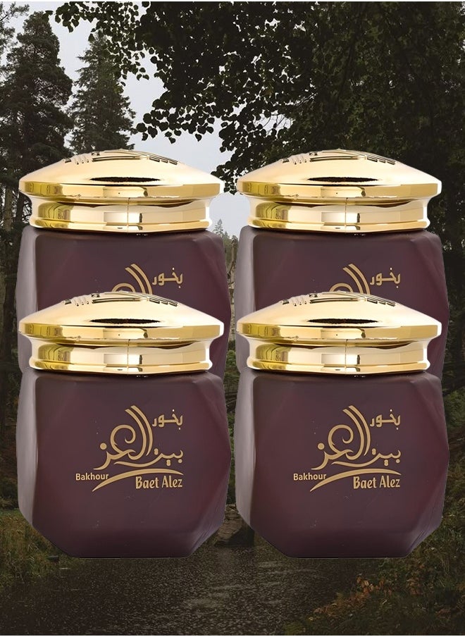 الماس للعطور 4 قطع بخور بيت العز 40 جرام  - Image 1