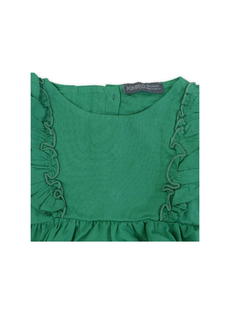 Pompelo Baby Girls Cotton Sleeveless Dress - Image 3