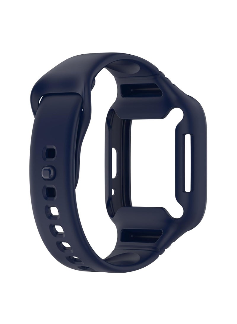 Strap for Redmi Watch 3 Lite/Redmi Watch 3 Active,Adjustable Silicone Sport Band Replacement for Redmi Watch 3 Lite/Redmi Watch 3 Active,Blue - Image 3