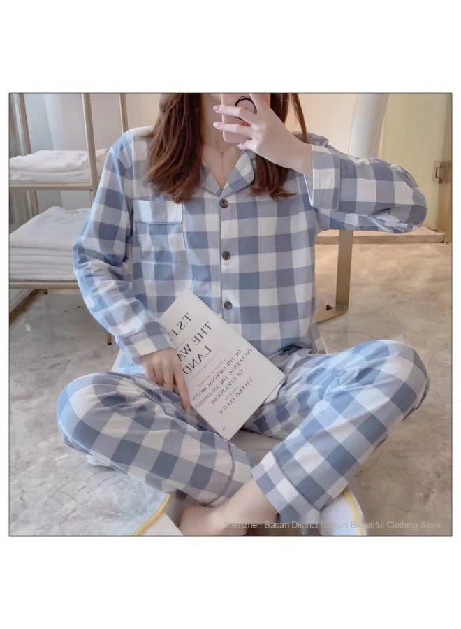 Stylish Loose-fitting Autumn Winter Pajama Set