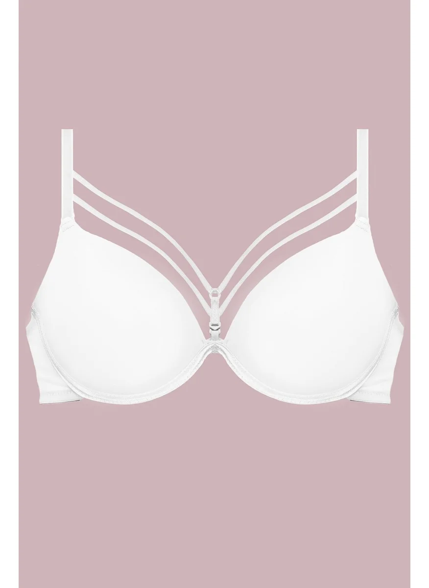 نورتيكس 1020 Women's Underwire Non-Supported On-Off Strap Bra-White