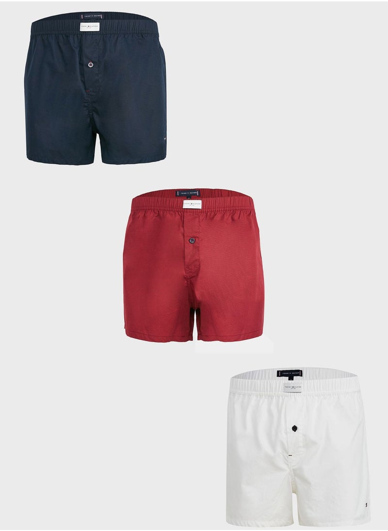 TOMMY HILFIGER - 3 Pack Assorted Trunks - Image 1