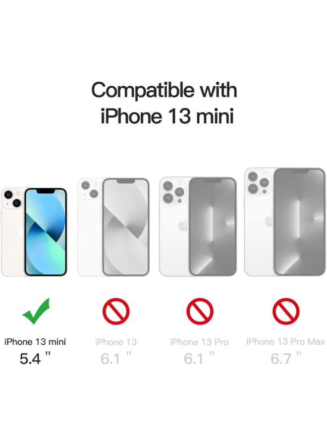 Clear Case for iPhone 13 Mini - Drop Protection, Scratch Resistant, Anti-Yellowing with Dual Layer Protection, Slim and Clear Design - Image 2