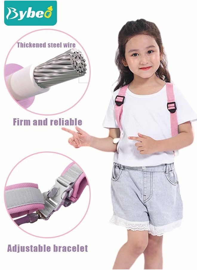 Bybeo 2-In-1 Children Backpack with Safety Harness, Toddler Backpack With Anti-Lost Safety Belt Wrist Link For Boys Girls  - Image 3