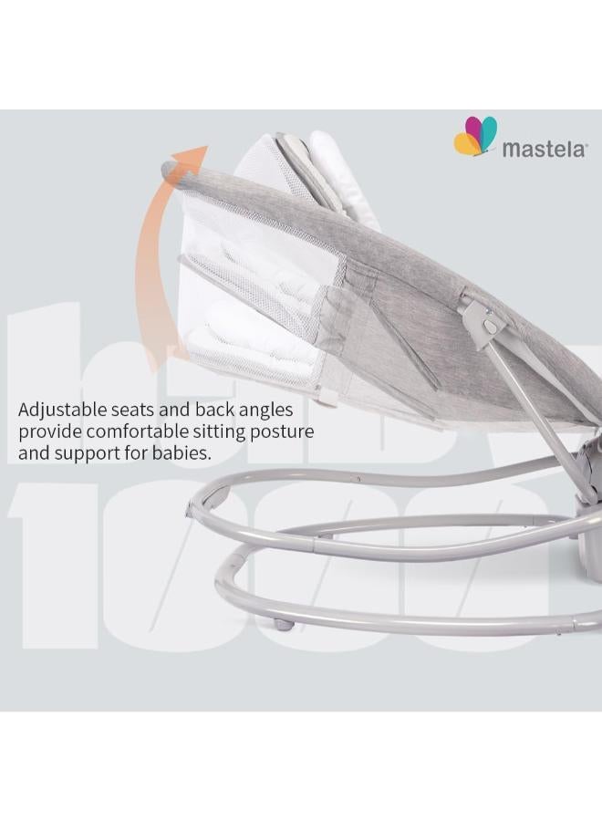 Mastela 4‑in‑1 Baby Swing & Bouncer with Dinner Plate – Bluetooth APP Control - Image 3