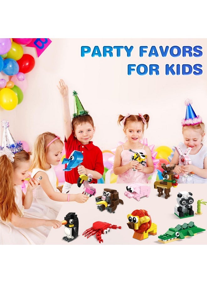 Hogokids HOGOKIDS Party Favors for Kids - 12 Pack Animals Building Blocks Toy for Easter Gifts Goodie Bags Classroom Prizes Stocking Stuffers Building Set Valentines Day Birthday Gift for Boy Girl Ages 6-12+  - Image 3