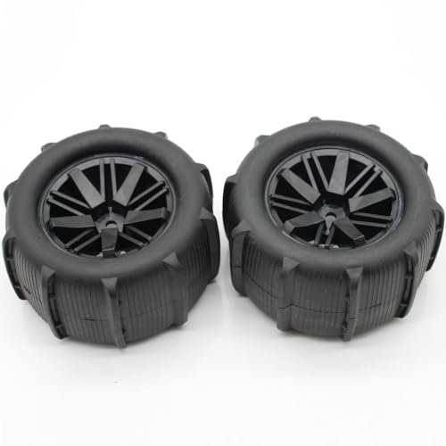 KingVal Replacement 2PCS Wheel Tire RC Parts Compatible with WLtoys 144001 144010 144011 124016 124017 124018 124019 124007 124008 124010 MJX HBX SCY 112 114 RC Car - Image 1