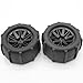 KingVal Replacement 2PCS Wheel Tire RC Parts Compatible with WLtoys 144001 144010 144011 124016 124017 124018 124019 124007 124008 124010 MJX HBX SCY 112 114 RC Car - Image 3