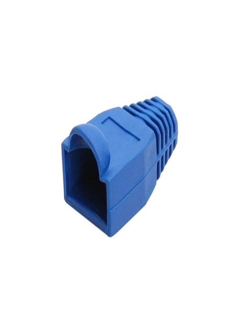Bolien Plastic Cat5E Cat6 Ethernet RJ45 Cable Cap - 100 Pieces Dark Blue