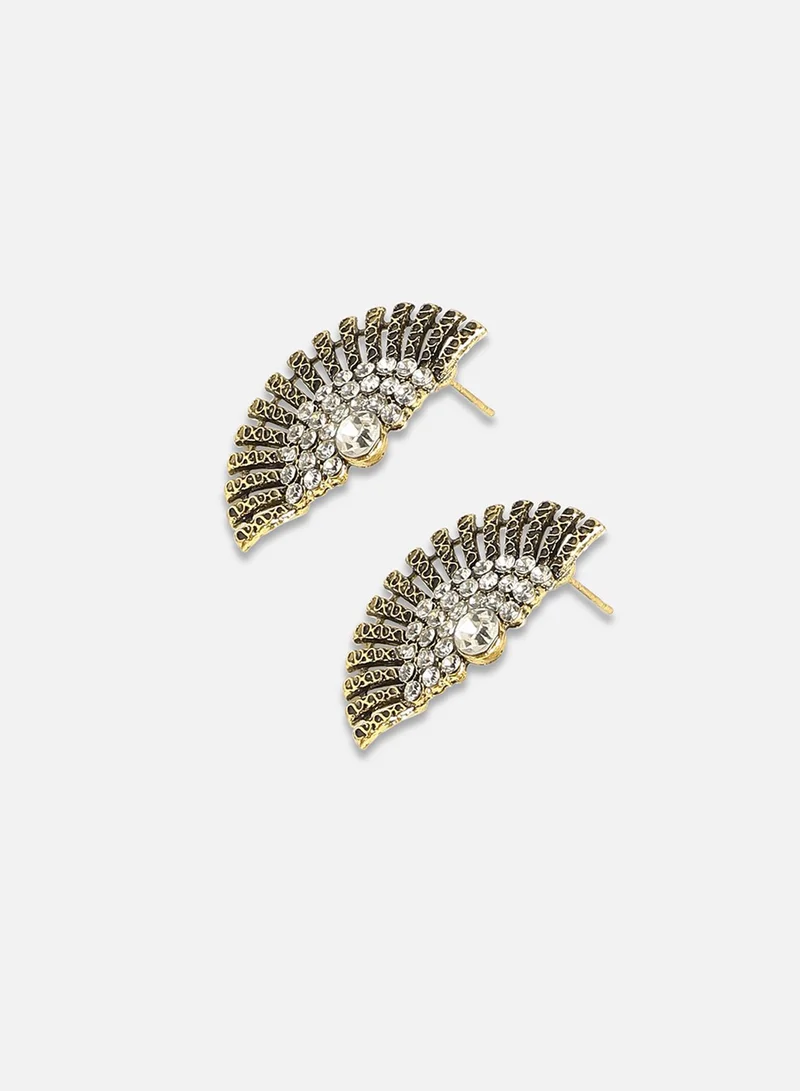 SOHI Luminary Luxe Artificial Stud Earring Jewellery