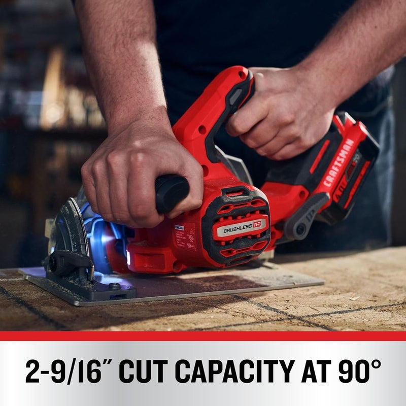 CRAFTSMAN V20 RP Cordless Circular Saw 714 inch Bare Tool Only CMCS551B - Image 4