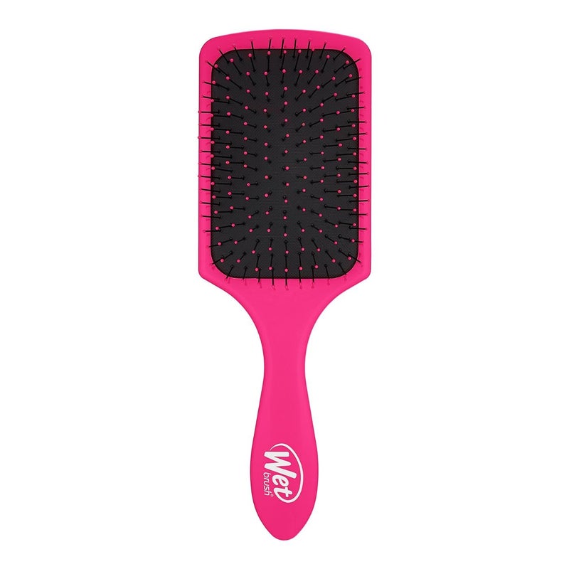 Wet Brush Wet Brush Paddle Detangler Hair Brush, Pink - Ultra-Soft IntelliFlex Bristles with AquaVent Design – Great For Hair Treatments - Pain-Free Brush For Women, Men, Wet Dry Damaged Hair