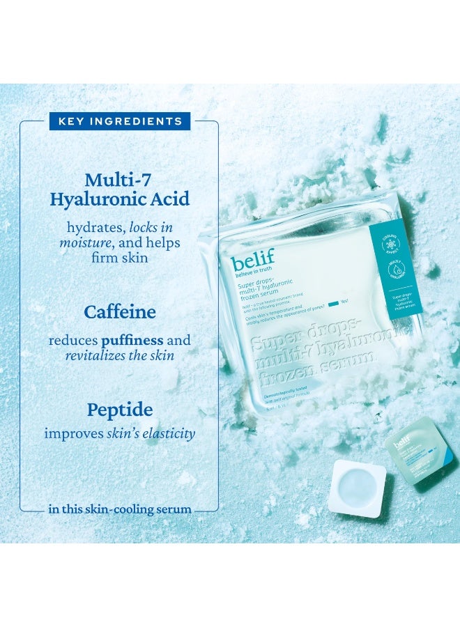 Belif Frozen Serum Capsules 3ml *6 | 7 Types Hyaluronic Acid, Peptide & Caffeine | Cooling, Hydrating & Pore Tightening Skincare | Icy Moisture, Firming & Radiance Boost | 6 Capsules - Image 2