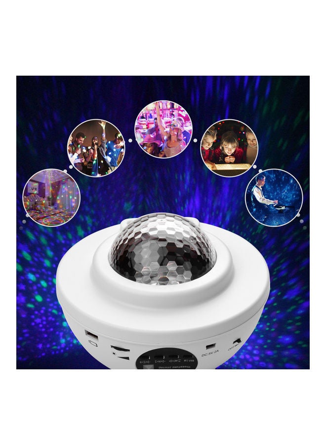 NIBEMINENT LED Galaxy Starry Projector Lamp Light White  - Image 4