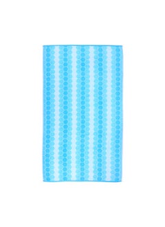 BYFT Jacquard Beach Towel (86x162 cm) 390 Gsm Cool Hexagon Cotton-Set of 1  - Image 2