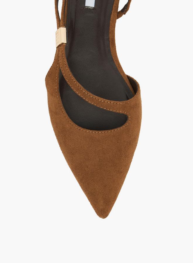 ELLE Women Pointed Toe Slingback Shoes - Image 4