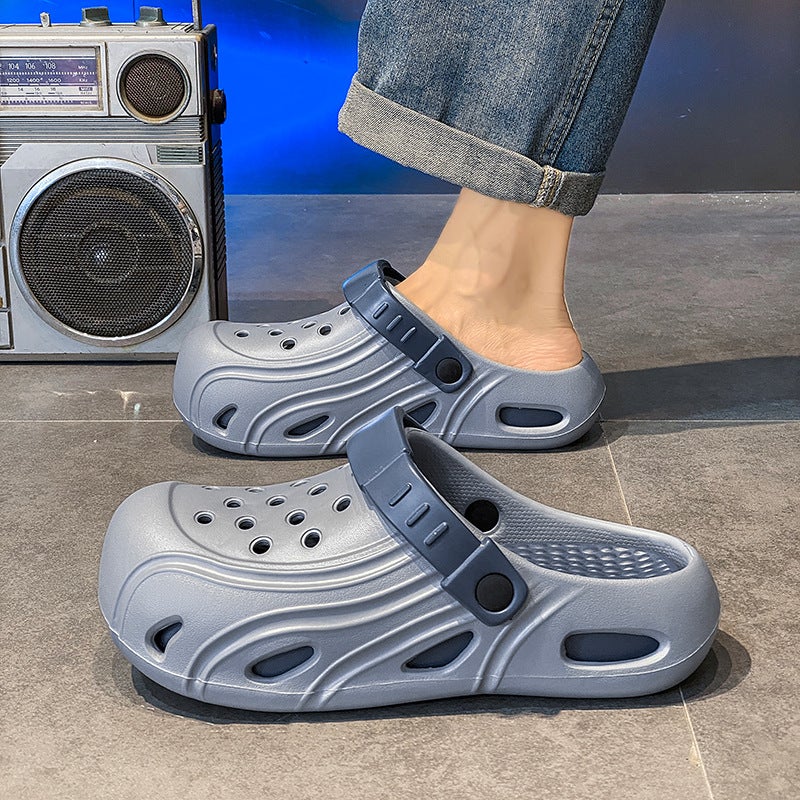2025 Casual Versatile Everyday Women'S Slippers Breathable Eva Thick-Soled Couple'S Clogs For Men - Image 3