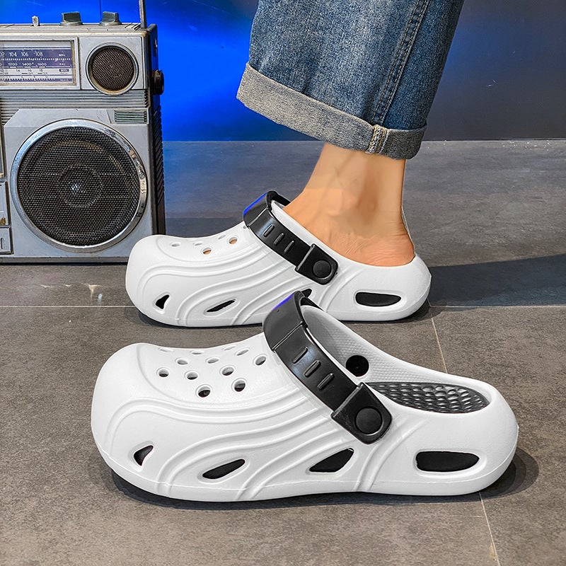2025 Casual Versatile Everyday Women'S Slippers Breathable Eva Thick-Soled Couple'S Clogs For Men - Image 4