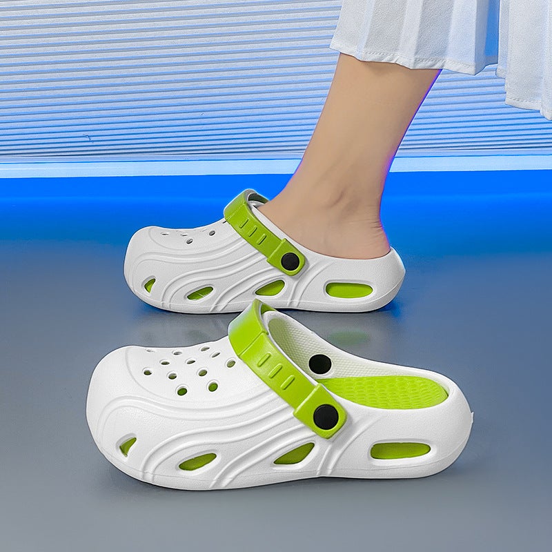 2025 Casual Versatile Everyday Women'S Slippers Breathable Eva Thick-Soled Couple'S Clogs For Men - Image 2