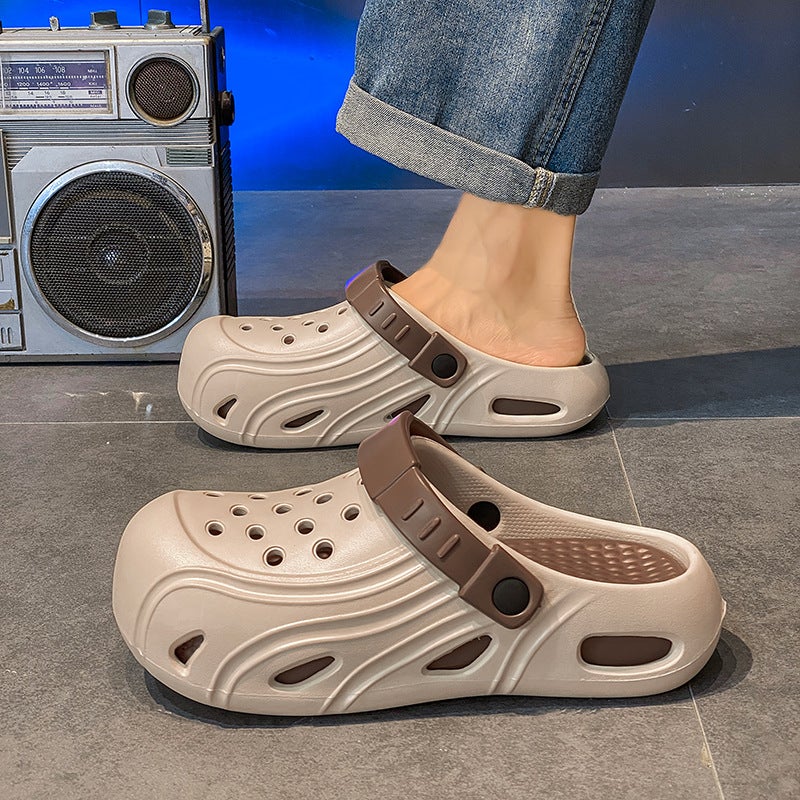 2025 Casual Versatile Everyday Women'S Slippers Breathable Eva Thick-Soled Couple'S Clogs For Men - Image 5