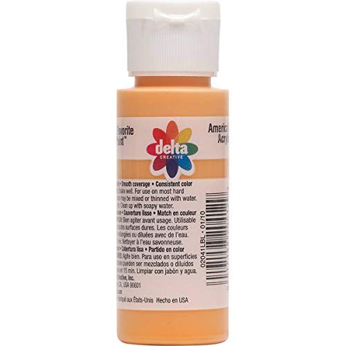 Delta Creative Ceramcoat Acrylic Paint in Assorted Colors (2 oz), 2041, Bittersweet Orange - Image 2