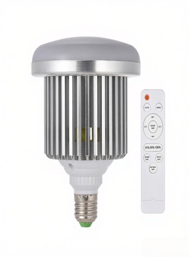أندوير مصباح LED E27 50 واط مع سطوع قابل للتعديل ودرجة حرارة اللون 3200 كلفن ~ 5600 كلفن مع جهاز تحكم عن بعد لإضاءة استوديو الصور والفيديو تيار متردد 185-245 فولت - Image 3
