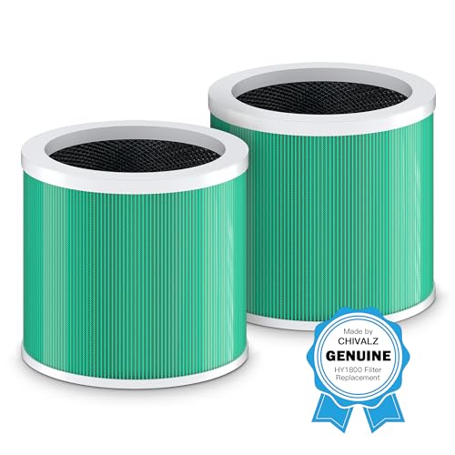 CHIVALZ Genuine HY1800 Air Purifier Replacement Filter 3in1 Filtration HighEfficiency Activated Carbon True HEPA Filter 2 Pack