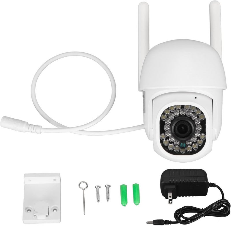 klarako Latest Wireless WiFi Home Cam Ip66 Rated 5G 2.4G 1080P Full HD 2-Channel Audio 240V Dome Network Cameras Exceptional Detection Features (US Plug) - Image 5