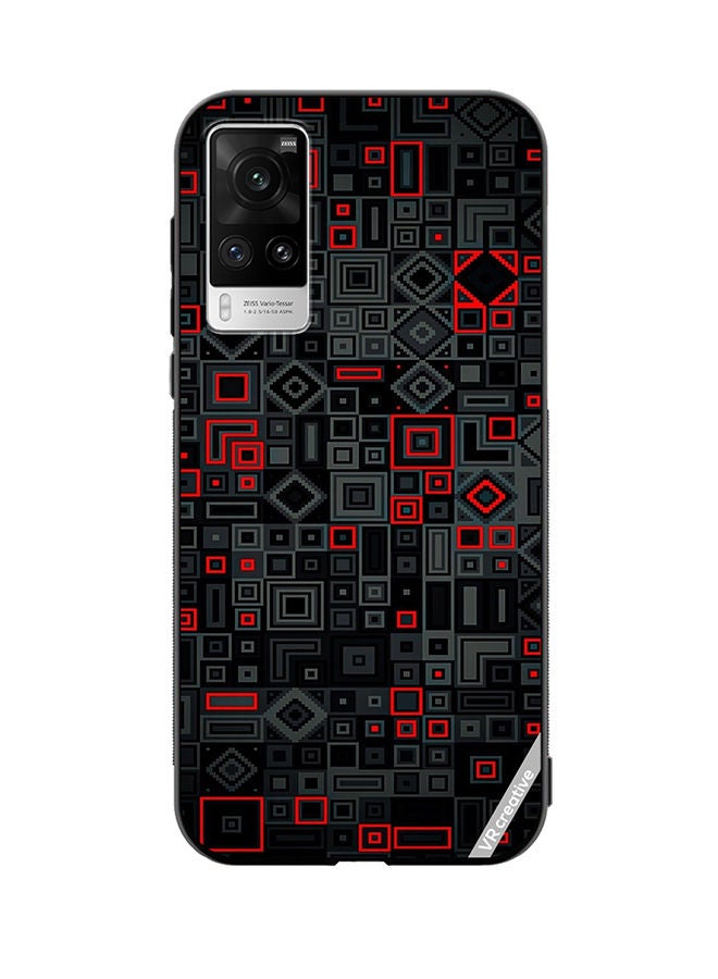 VR CREATIVE Protective Case Cover For Vivo X60 Pro Circuit Board Design Multicolour - Image 1